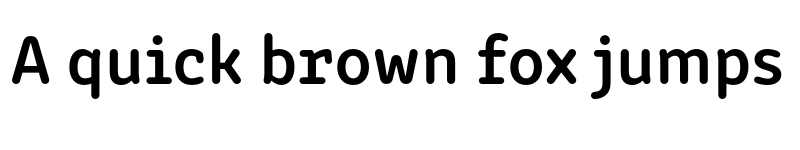 Preview of Clone Rounded PE Semibold font