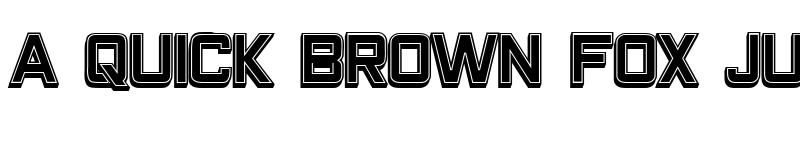 Preview of Closeness Outline Filled Regular font