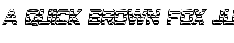 Preview of Closeness Outline Gradient Italic font