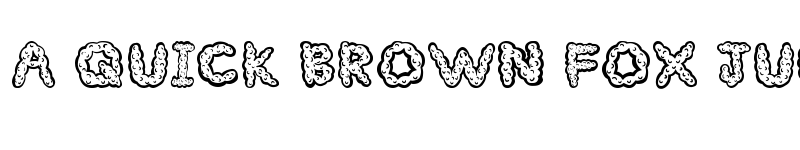 Preview of Cloudy Regular font