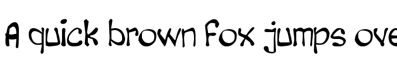 Preview of clovis cheury Regular font