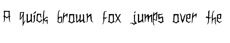 Preview of Clownoween Medium font