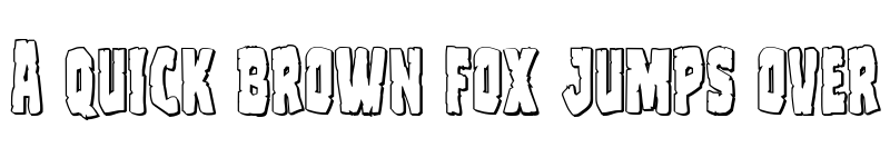 Preview of Clubber Lang 3D Regular font