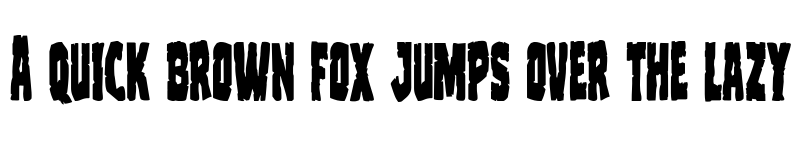 Preview of Clubber Lang Condensed Condensed font