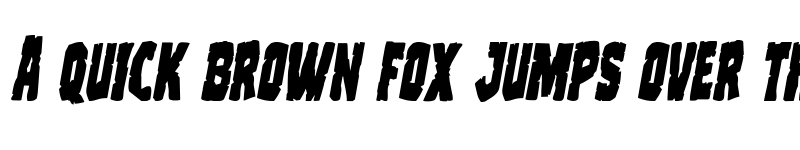 Preview of Clubber Lang Italic Italic font