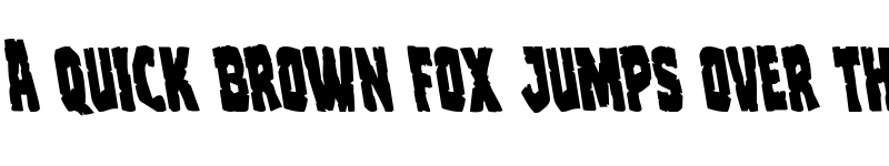 Preview of Clubber Lang Leftalic Italic font