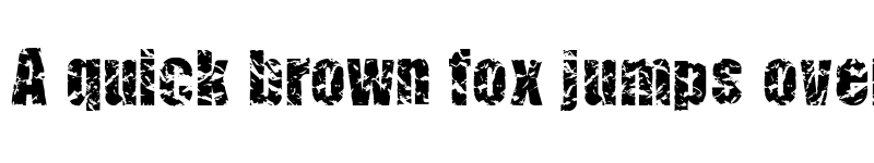 Preview of CMCorruged Regular font
