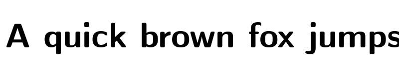 Preview of CMU Sans Serif Bold font