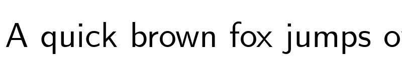 Preview of CMU Sans Serif Medium font