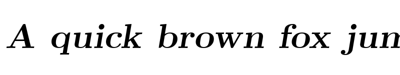 Preview of CMU Serif Extra BoldSlanted font