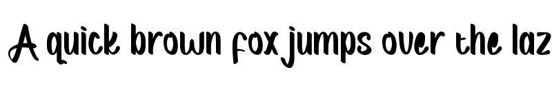 Preview of Coal Black Demo Regular font