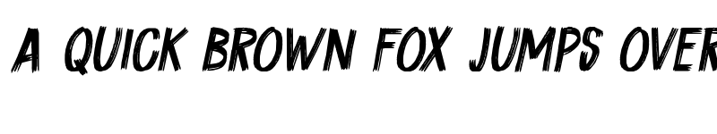 Preview of Coal Brush Italic font