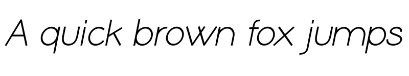 Preview of Coamei Italic font