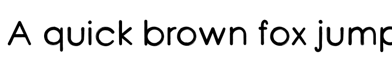 Preview of Coarse Rounded Regular font