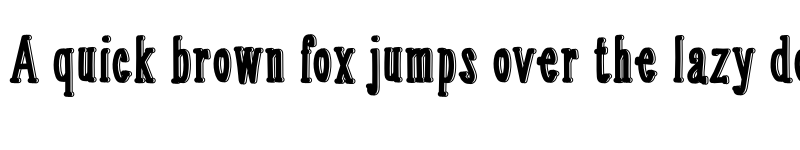 Preview of Cobblestone Regular font