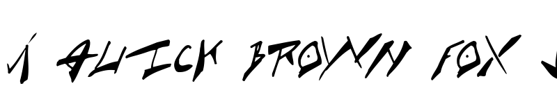 Preview of Cock Boat Regular font