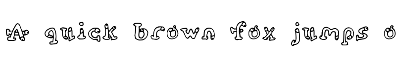 Preview of cockfont Regular font