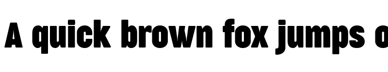 Preview of Cocogoose Compressed Trial Bold font