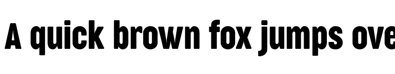 Preview of Cocogoose Compressed Trial Regular font