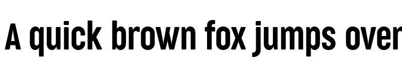 Preview of Cocogoose Compressed Trial Semilight font