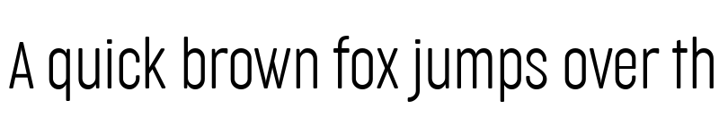 Preview of Cocogoose Compressed Trial UltraLight font