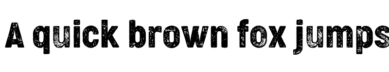 Preview of Cocogoose Condensed Letterpress font