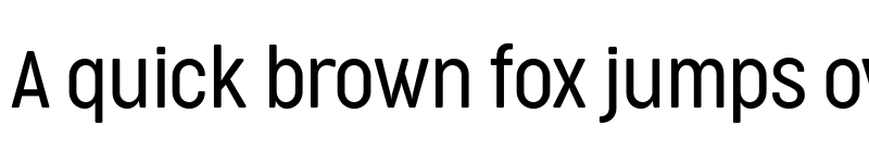 Preview of Cocogoose Condensed Trial Light font