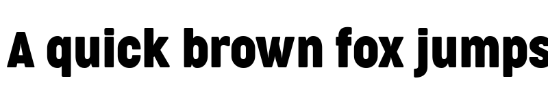 Preview of Cocogoose Condensed Trial Regular font