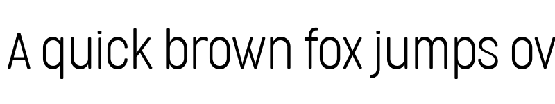 Preview of Cocogoose Condensed Trial UltraLight font