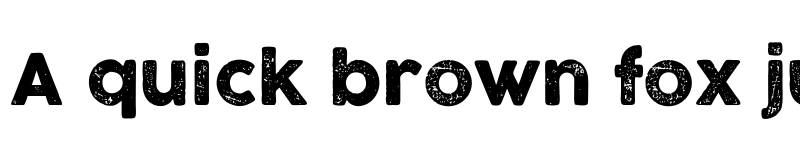 Preview of COCOGOOSE LETTERPRESS Regular font