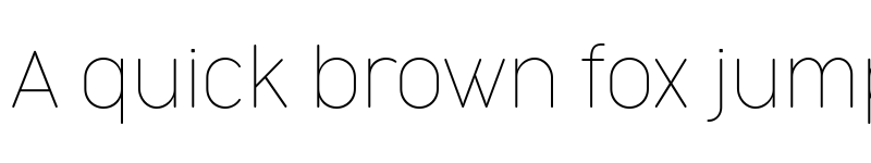 Preview of Cocogoose Narrow Trial Thin font