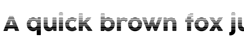 Preview of Cocogoose Pro Block Gradient font