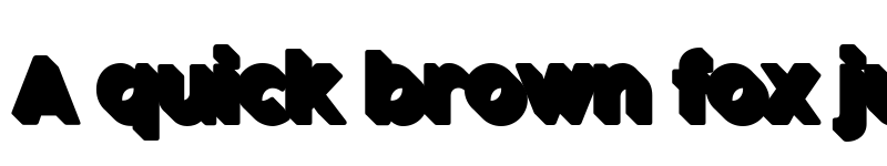 Preview of Cocogoose Pro Block Shadow font
