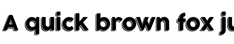 Preview of Cocogoose Pro Outlined font