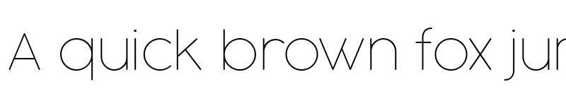 Preview of Cocogoose Pro Thin font