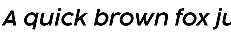 Preview of Cocogoose ProTrial Semilight Italic font