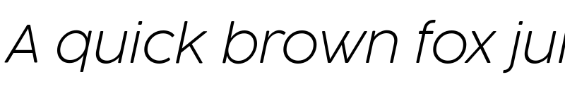 Preview of Cocogoose ProTrial Ultralight Italic font