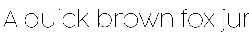 Preview of CocogooseProTrial Thin font