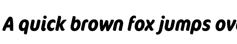 Preview of CoconPro BoldItaCond font