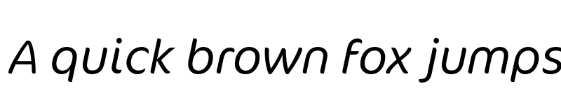 Preview of CoconPro LightIta font