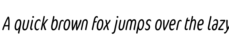 Preview of CoconPro LightItaExcon font