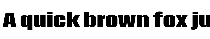 Preview of Coda Heavy font