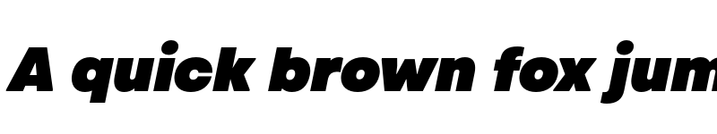 Preview of Code Next-Trial Black Italic font