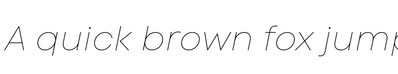 Preview of Code Next-Trial Hairline Italic font