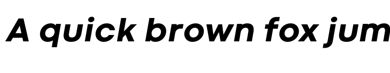 Preview of Codec Cold ExtraBold Italic font