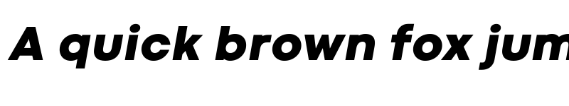 Preview of Codec Cold Heavy Italic font