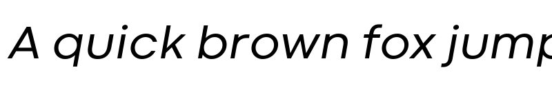 Preview of Codec Cold Italic font