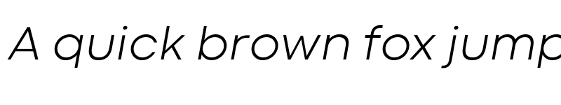 Preview of Codec Cold Light Italic font