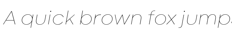 Preview of Codec Cold Thin Italic font