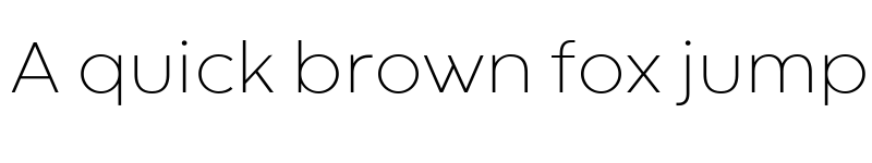 Preview of Codec Warm Trial ExtraLight font